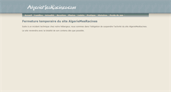 Desktop Screenshot of algeriemesracines.fr