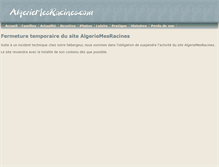Tablet Screenshot of algeriemesracines.com